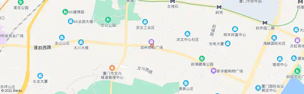 厦门瑞景商业广场_公交站地图_厦门公交_妙搜公交查询2025