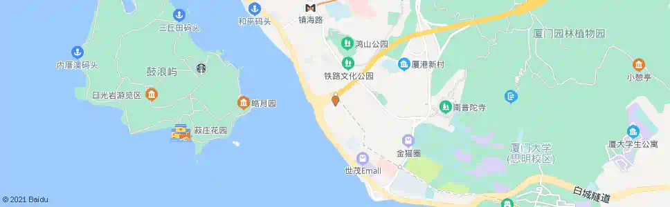 厦门民族路_公交站地图_厦门公交_妙搜公交查询2025