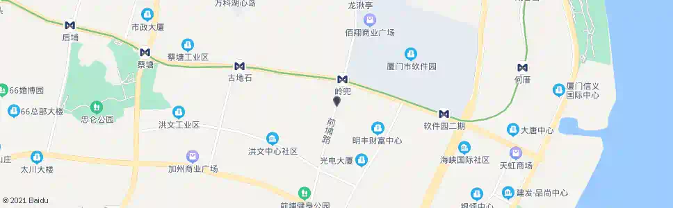 厦门前埔路_公交站地图_厦门公交_妙搜公交查询2025