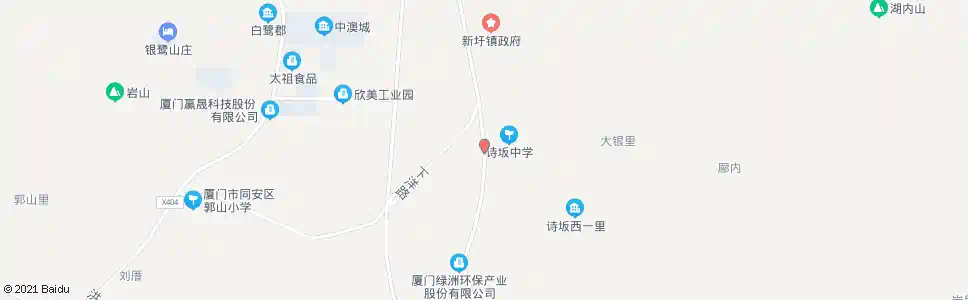 厦门诗坂_公交站地图_厦门公交_妙搜公交查询2025