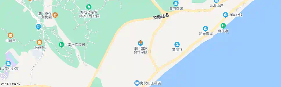 厦门国家会计学院_公交站地图_厦门公交_妙搜公交查询2025