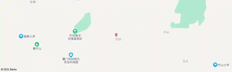 厦门竹坝_公交站地图_厦门公交_妙搜公交查询2025
