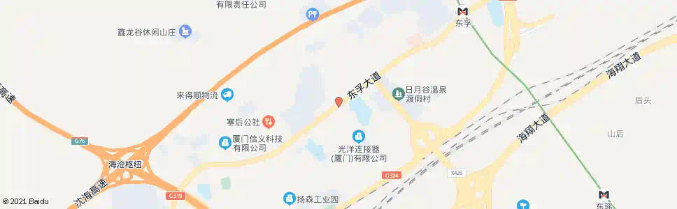 厦门东孚莲花_公交站地图_厦门公交_妙搜公交查询2025