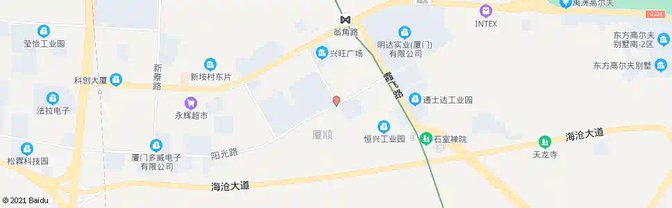 厦门新光路口_公交站地图_厦门公交_妙搜公交查询2025