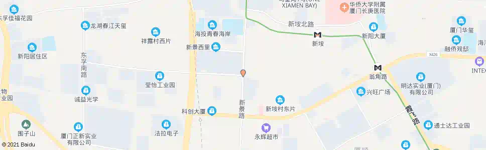 厦门新阳正新厂_公交站地图_厦门公交_妙搜公交查询2025