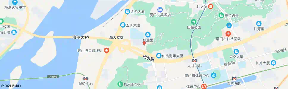 厦门东渡二小口_公交站地图_厦门公交_妙搜公交查询2025