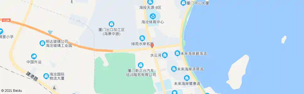 厦门蓝月湾_公交站地图_厦门公交_妙搜公交查询2025
