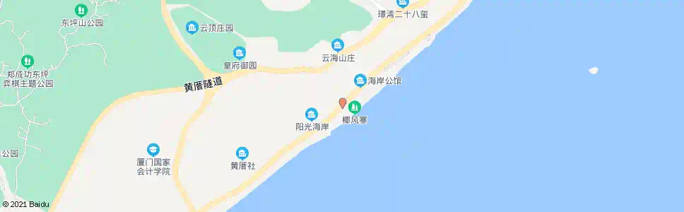 厦门椰风寨_公交站地图_厦门公交_妙搜公交查询2025
