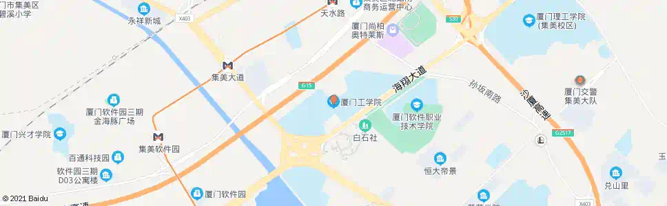 厦门厦门工学院_公交站地图_厦门公交_妙搜公交查询2025