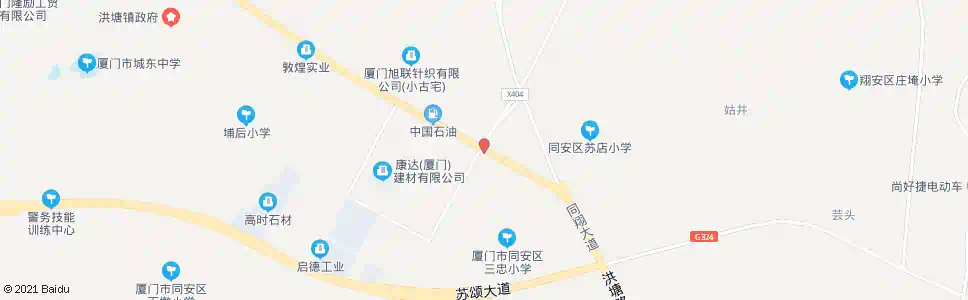 厦门朝拜埔_公交站地图_厦门公交_妙搜公交查询2025