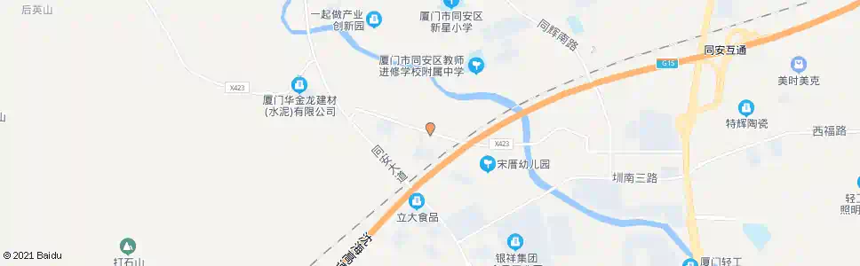 厦门上坑_公交站地图_厦门公交_妙搜公交查询2025