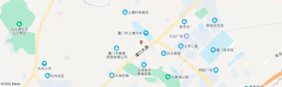 厦门上塘村_公交站地图_厦门公交_妙搜公交查询2025