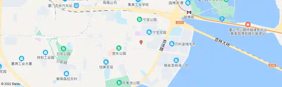 厦门杏林文体中心_公交站地图_厦门公交_妙搜公交查询2025