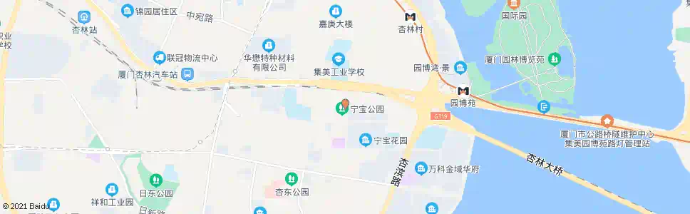 厦门宝华花园_公交站地图_厦门公交_妙搜公交查询2025