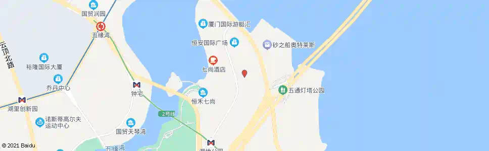 厦门五缘湾营运中心_公交站地图_厦门公交_妙搜公交查询2025