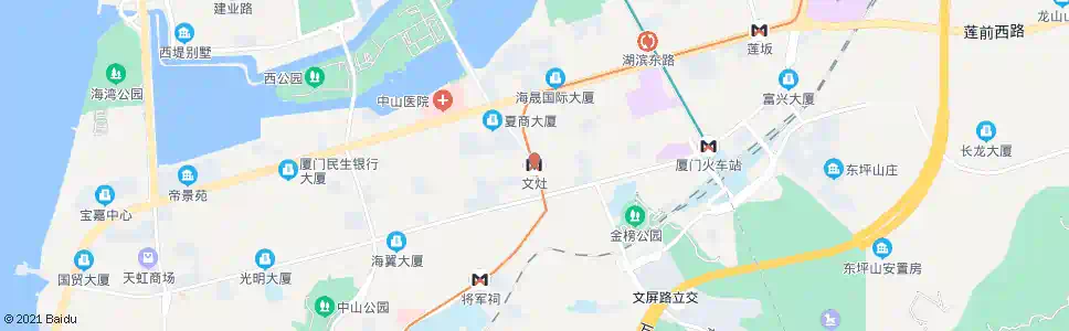 厦门文灶站_公交站地图_厦门公交_妙搜公交查询2025