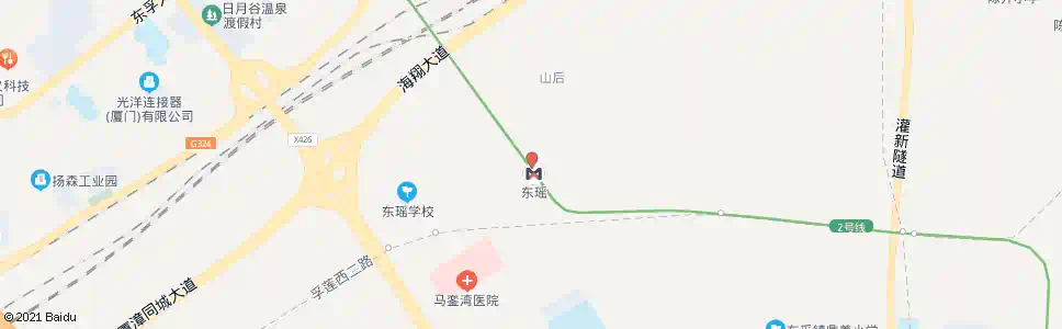 厦门东瑶_公交站地图_厦门公交_妙搜公交查询2025
