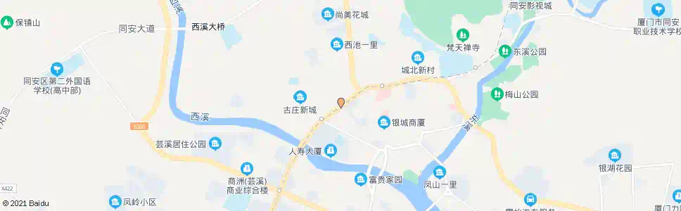 厦门城西_公交站地图_厦门公交_妙搜公交查询2025