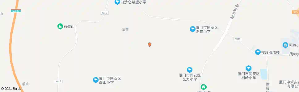 厦门后壁地_公交站地图_厦门公交_妙搜公交查询2025