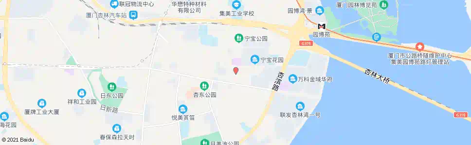 厦门杏林工人文体中心_公交站地图_厦门公交_妙搜公交查询2025