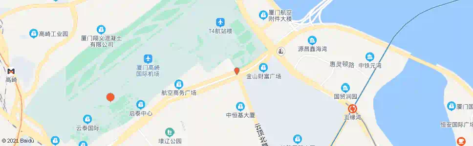 厦门云顶北路枋钟路口_公交站地图_厦门公交_妙搜公交查询2025
