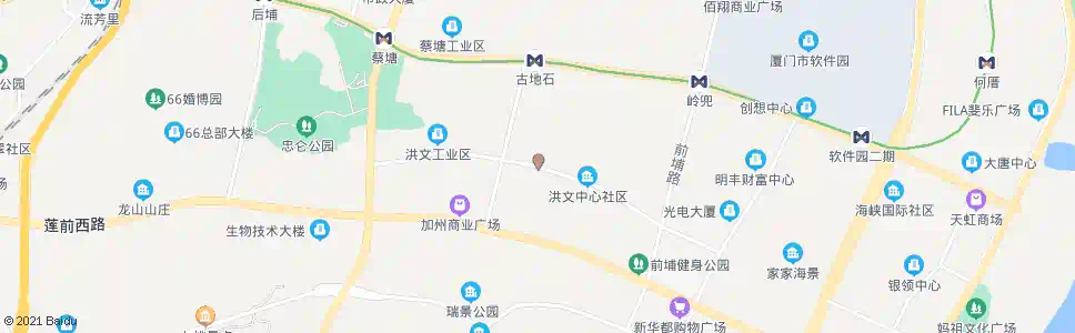 厦门洪莲中路_公交站地图_厦门公交_妙搜公交查询2025