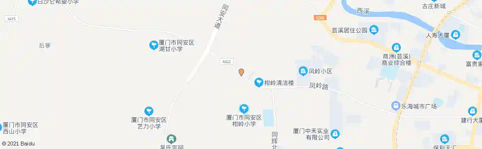 厦门刘营_公交站地图_厦门公交_妙搜公交查询2025