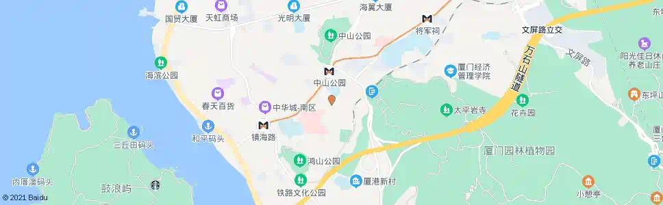 厦门干休二所_公交站地图_厦门公交_妙搜公交查询2025