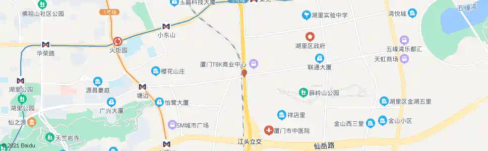 厦门金湖路(成功大道)_公交站地图_厦门公交_妙搜公交查询2025