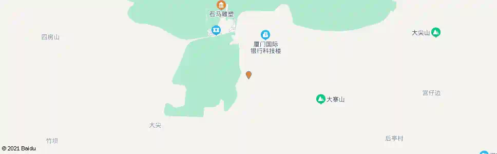 厦门北山村_公交站地图_厦门公交_妙搜公交查询2025