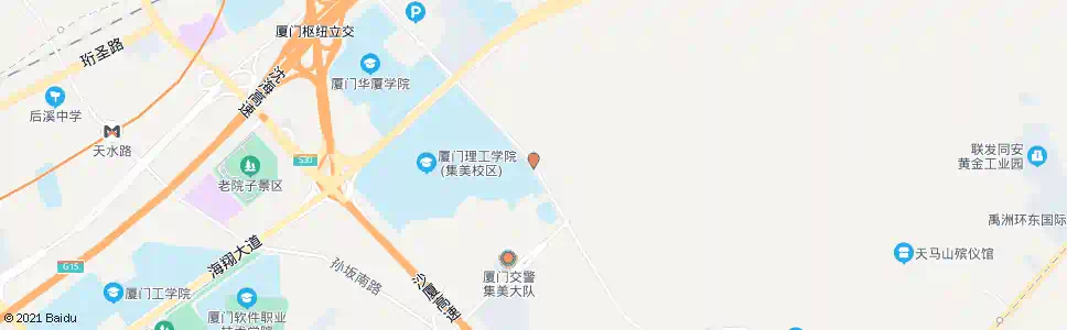 厦门理工学院东区_公交站地图_厦门公交_妙搜公交查询2025