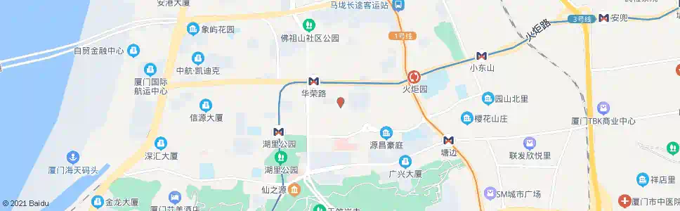 厦门博士山庄_公交站地图_厦门公交_妙搜公交查询2025
