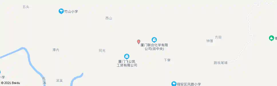 厦门田中央_公交站地图_厦门公交_妙搜公交查询2025