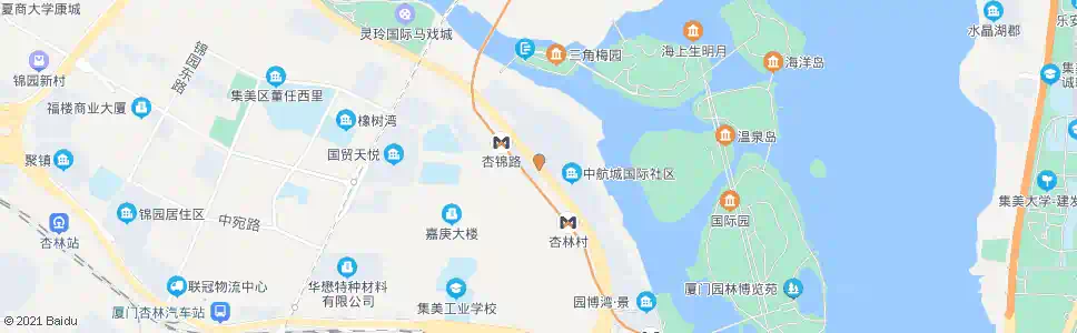 厦门园博三里_公交站地图_厦门公交_妙搜公交查询2025