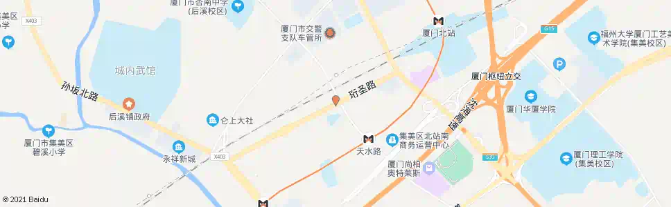 厦门后垵路口_公交站地图_厦门公交_妙搜公交查询2025