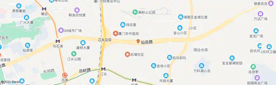 厦门太薇花园_公交站地图_厦门公交_妙搜公交查询2025