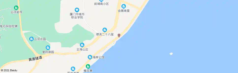 厦门黄厝石胄头_公交站地图_厦门公交_妙搜公交查询2025