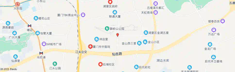 厦门太薇山庄_公交站地图_厦门公交_妙搜公交查询2025