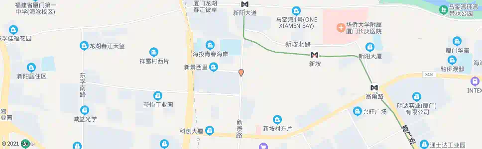 厦门新阳_公交站地图_厦门公交_妙搜公交查询2025
