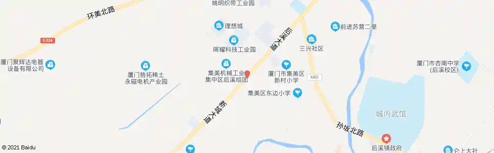 厦门西井_公交站地图_厦门公交_妙搜公交查询2025