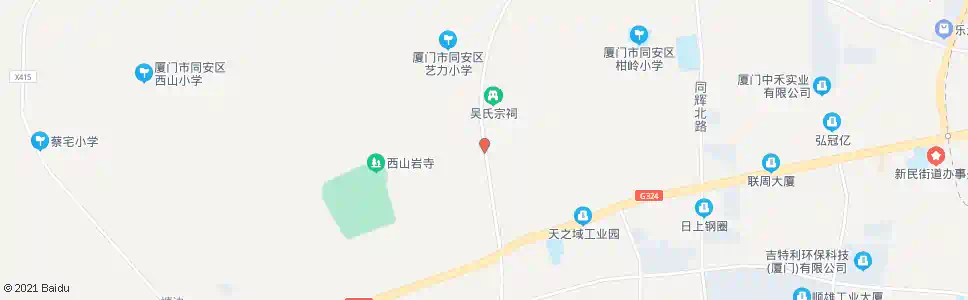 厦门西山岩大门_公交站地图_厦门公交_妙搜公交查询2025