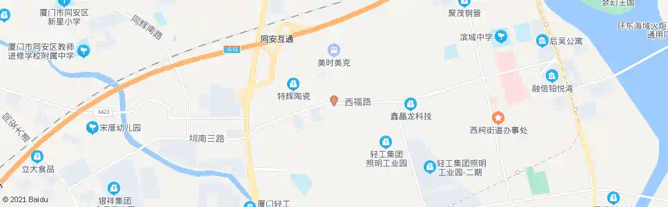 厦门同安新城指挥部_公交站地图_厦门公交_妙搜公交查询2025