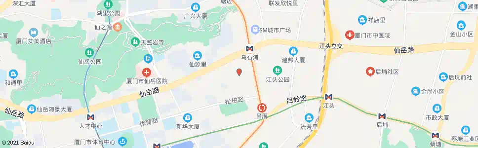 厦门松柏中学_公交站地图_厦门公交_妙搜公交查询2025