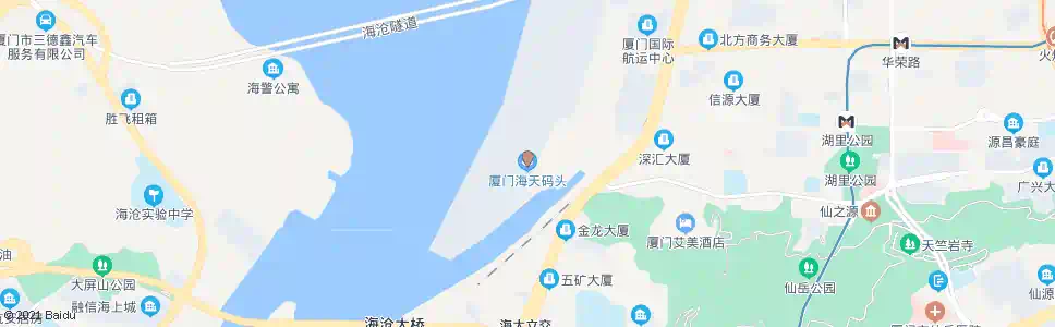 厦门海天码头_公交站地图_厦门公交_妙搜公交查询2025