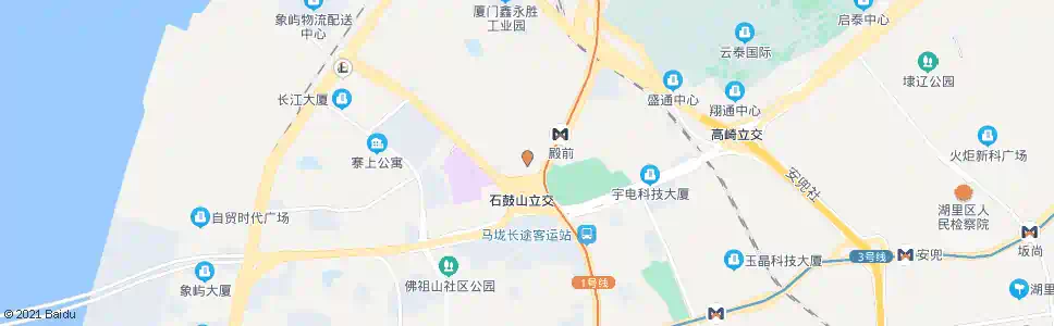 厦门殿前三路_公交站地图_厦门公交_妙搜公交查询2025