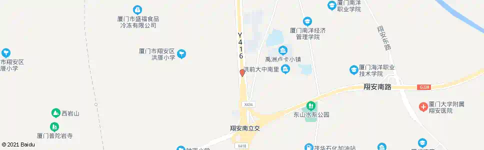 厦门洪厝_公交站地图_厦门公交_妙搜公交查询2025