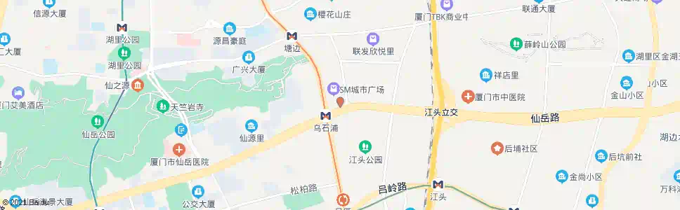 厦门SM城市广场(总站)_公交站地图_厦门公交_妙搜公交查询2025