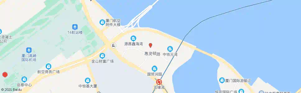 厦门五缘西一里_公交站地图_厦门公交_妙搜公交查询2025