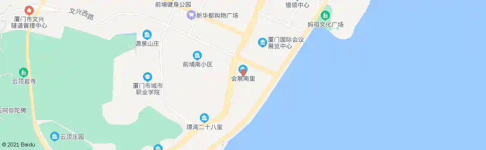 厦门明发海景苑_公交站地图_厦门公交_妙搜公交查询2025