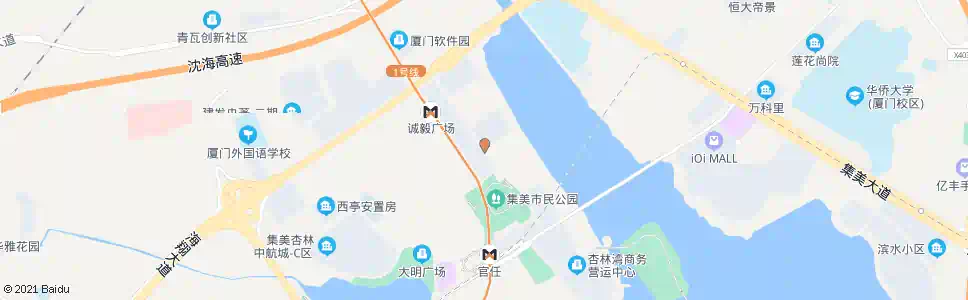 厦门龙亭三里_公交站地图_厦门公交_妙搜公交查询2025
